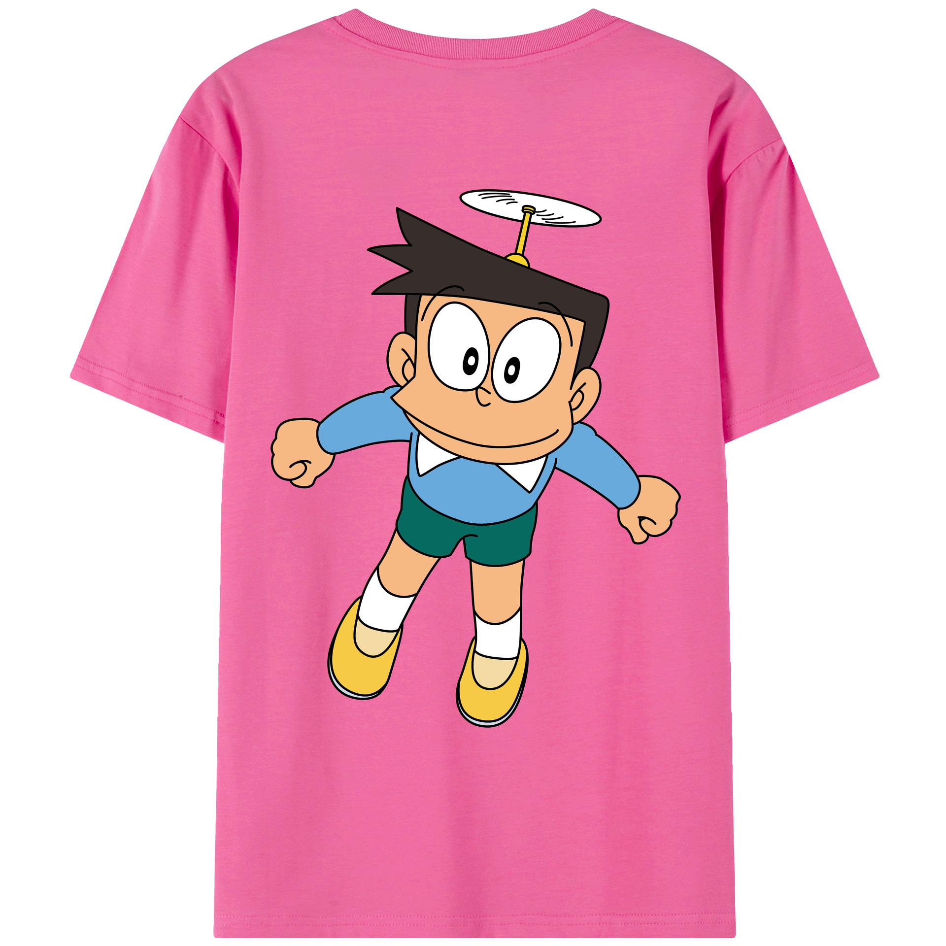 （画像用） ドラえもん 骨川 スネ夫 Doraemon Honekawa Suneo レディース半袖Tシャツ(バックプリント)